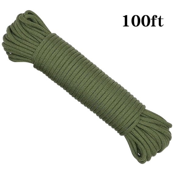 550LB Paracord Parachute Cord Rope Mil Spec Type III 7 Strand 100 FT