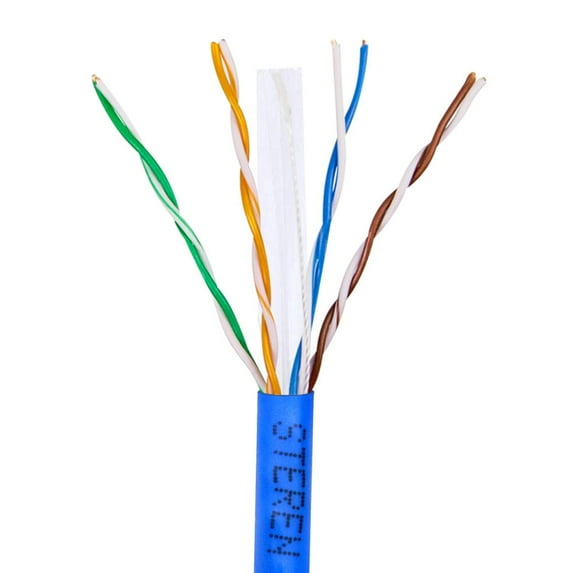 550MHZ CAT6 CMR CABLE BLU