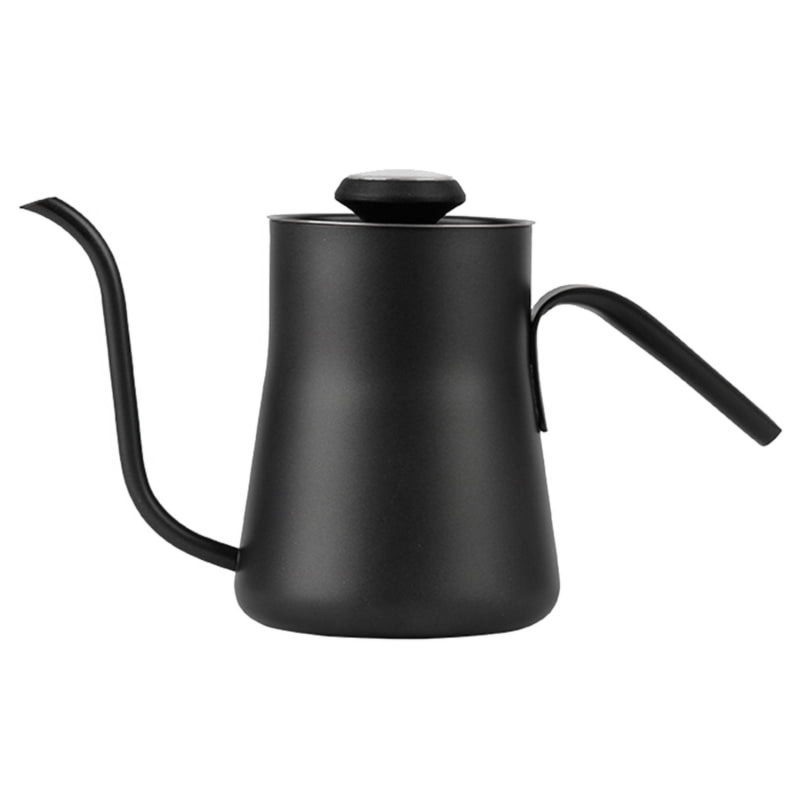 550ML Stainless Steel Coffee Drip Kettle with Thermometer Gooseneck