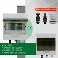 thumbnail image 1 of 550V 1 In1 Out 1 String Solar Pv Combiner Box Protection Waterproof Ip65, 1 of 9