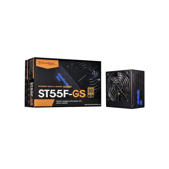550W, ATX, single +12V rails with 45A output, Silent 120mmFan with 18dBA, efficiency 80Plus Gold certification, fully modular cable, 140mm depth, 2x8/6pin PCI-E.