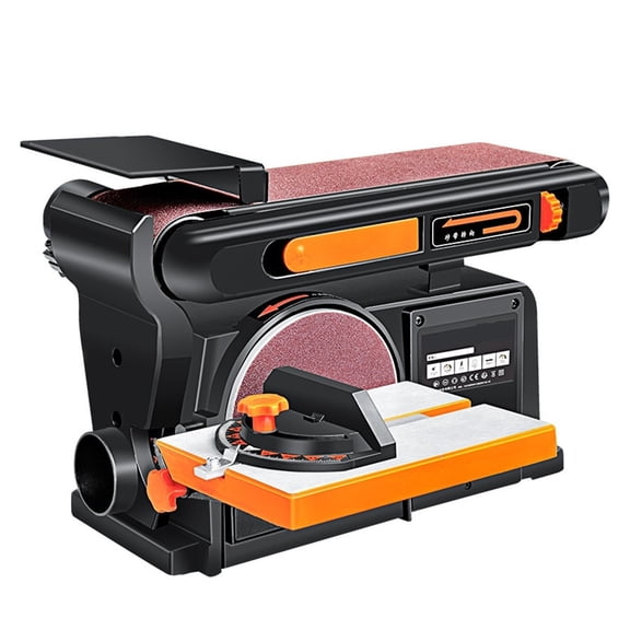 550W Desktop Abrasive Belt Sanding Machine Sandpaper Machine Adjustable Table Sander Woodworking Polishing Tool Decoration DIY ,Widely Use