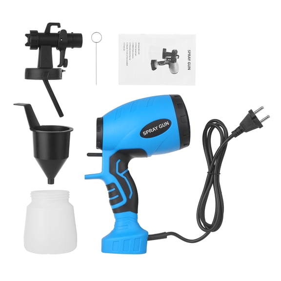 550W Electric High Pressure Paint Sprayer, 800ml Container, 3 Spray Patterns, Adjustable Valve Knob for Furniture, Walls, and Fences