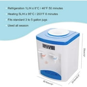 550W Loading Small Water Cooler Dispenser 5 Gallon Cold and Hot Water Dispenser Top