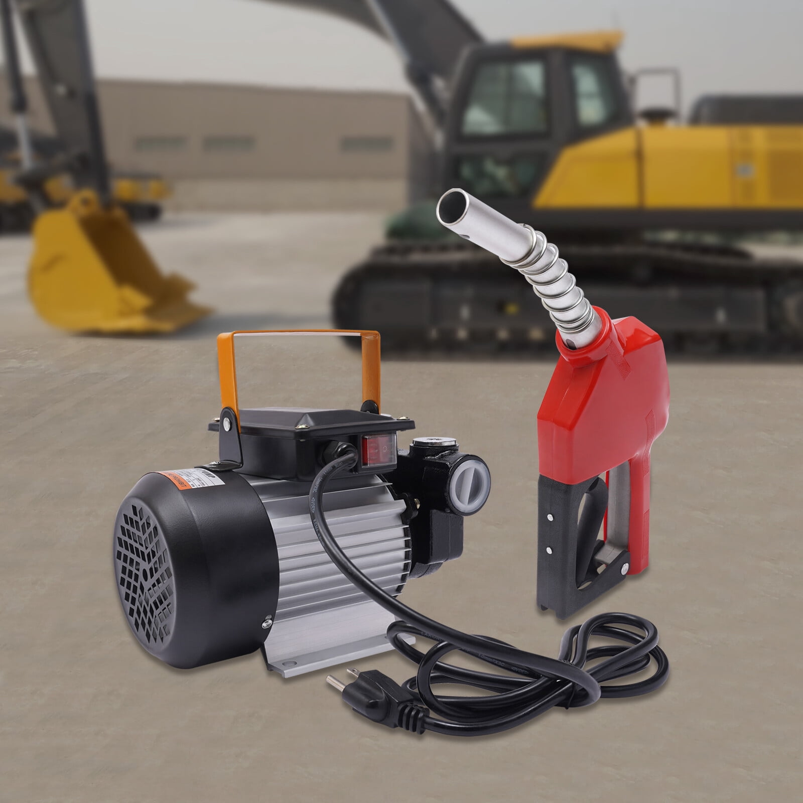550W Oil Transfer Pump with Oil Gun,110V Electric Fuel/Diesel Pump ...