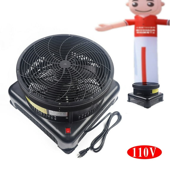 550W Weather-Resistant Air Blower Fan Blower for Sky Dancers Wacky Waving Inflatable Tube Man (18" Diameter)