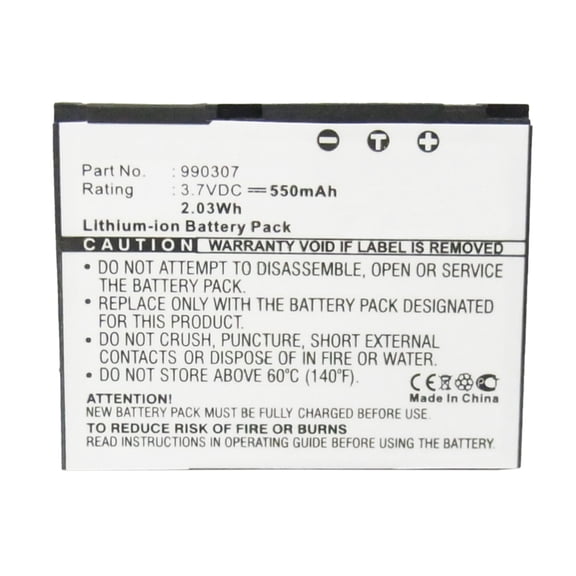 550mAh 990307 Battery for Delphi SKYFi 3 XM, SA10225 XM Satellite Radio Receiver