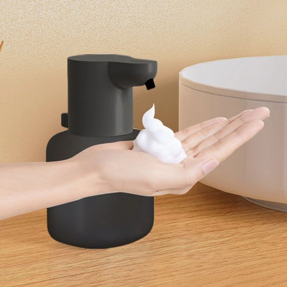550ml Automatic Sensor Hand Machine with Infrared Sensor Electric Dispenser IPX5 Waterproof for Home Black B