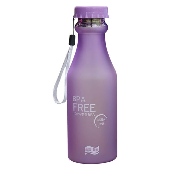 550ml Bottle Plastic Cup Transparent Matte Portable Not Easy To Break Water Cup Outdoor Sports Travel Water Bottle Portable Leak-proof