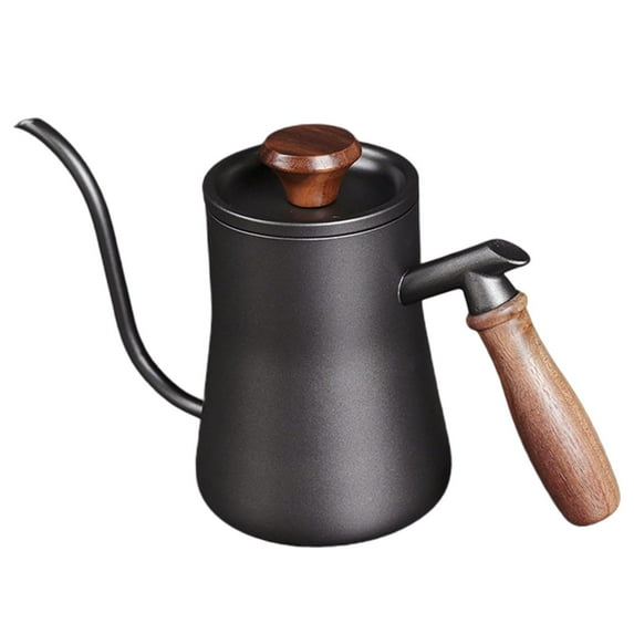 550ml Drip Kettle Coffee Kettle Pour Over Coffee Pot Tea Kettle, for Kitchen Black