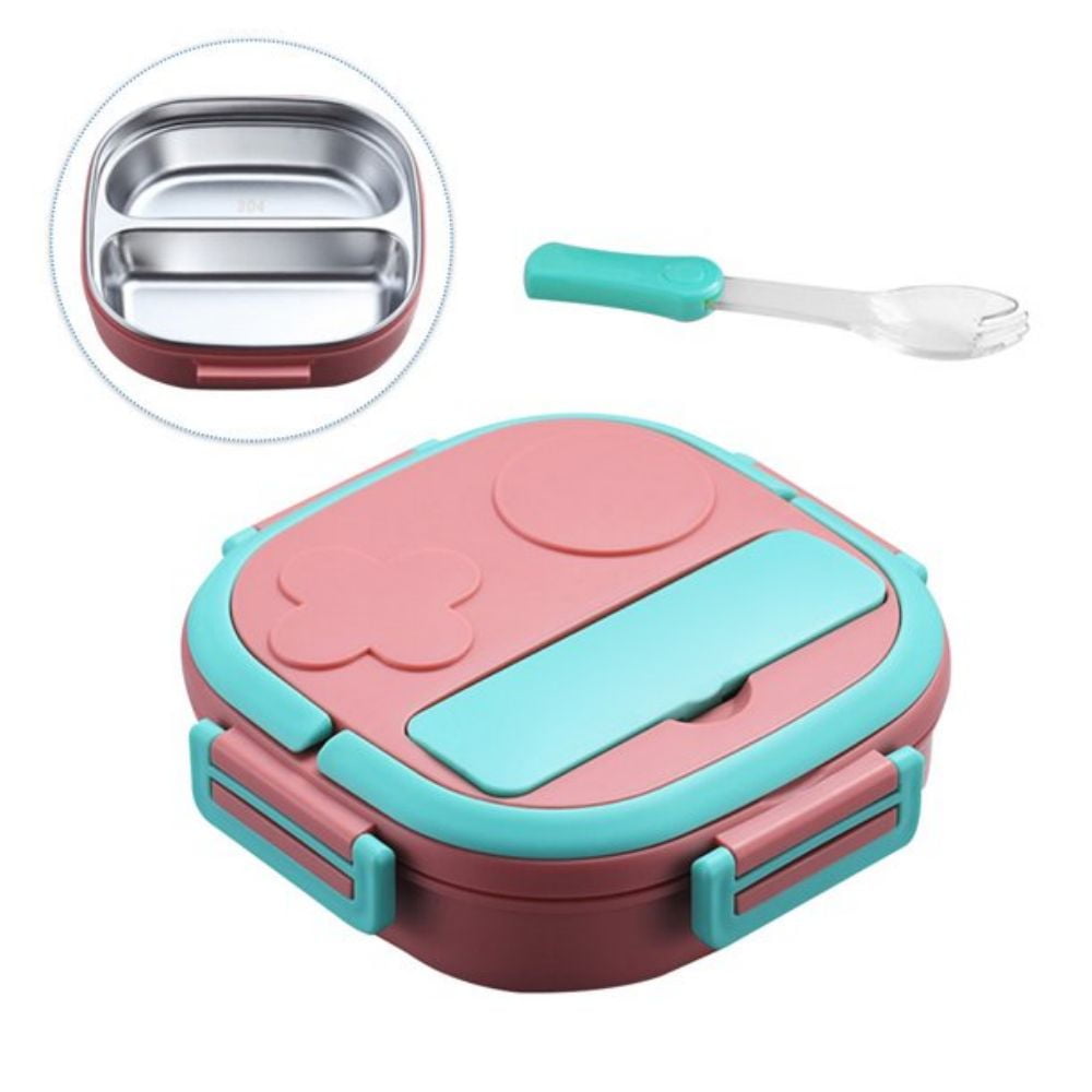 Aousthop 550ml Stainless Steel Bento Eco Lunch Box, Leakproof for Kids