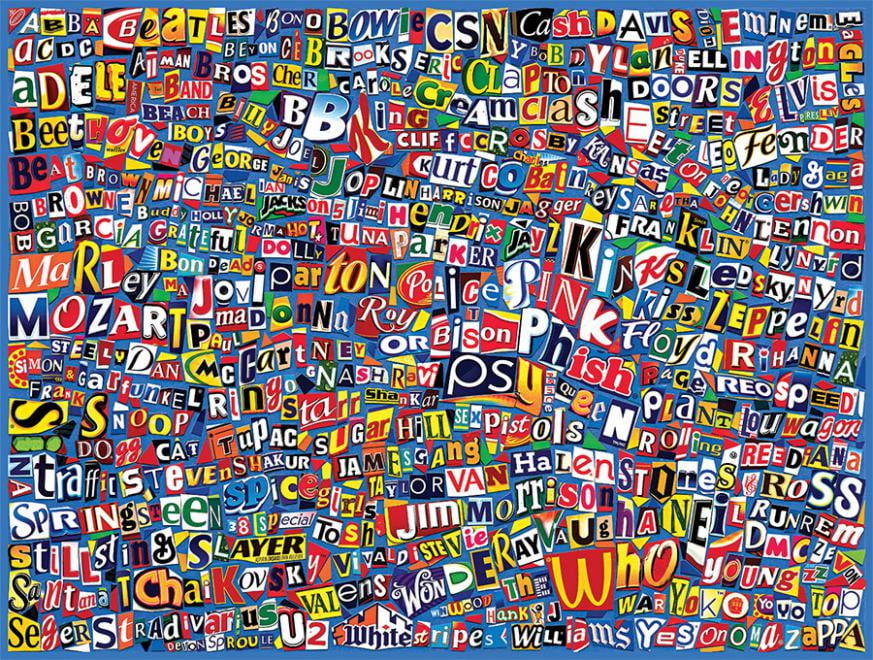 550pc Logos Music Puzzle - Walmart.com