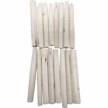 5511 Pk16 Skinny Sola Logs - Natural Sola Wood Skinless Foraging Bird Foot Toys
