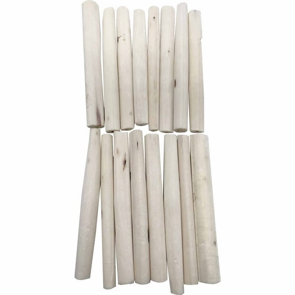 5511 Pk16 Skinny Sola Logs - Natural Sola Wood Skinless Foraging Bird Foot Toys