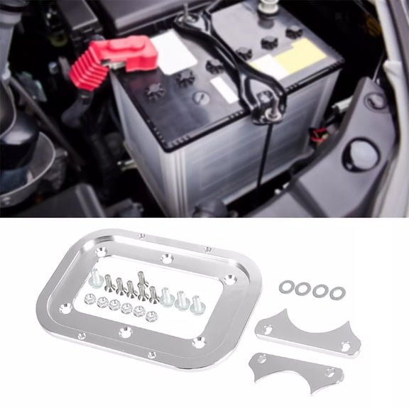 551183 Billet Aluminum Battery Pallet Trunk Battery Hold Down Bracket for Optima