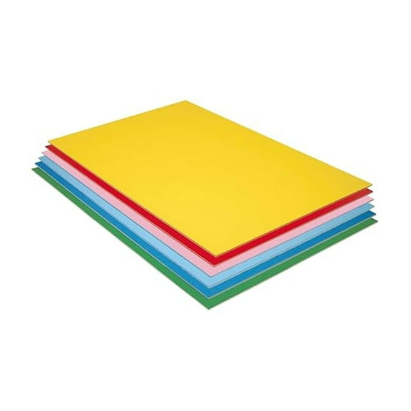 5512 Acid-Free Value Foam Board, 3/16" Thickness, Assorted Color, 3" Height, 20.5" Width, 30.75" Length (Pack of 12)