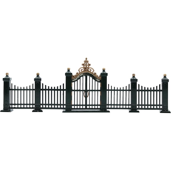 55140 Wrought Iron Gate Fence - Set of 9