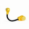 thumbnail image 1 of 55168 PowerGrip Dogbone Electrical Adapter - 12 Ft. - 15A to 50A - Heavy-Duty Design, 1 of 1