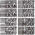 thumbnail image 1 of 552 Pcs 3 Inch Waterproof Letter Stickers - Self-Adhesive Vinyl with 32 Sheets of Alphabet, Numbers & Symbols for Mailbox, Door, Window, Address, Business Signs, Vehicles & More (Black), 1 of 15
