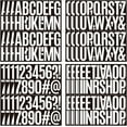 thumbnail image 1 of 552 Pcs 3 Inch Waterproof Letter Stickers - Self-Adhesive Vinyl with 32 Sheets of Alphabet, Numbers & Symbols for Mailbox, Door, Window, Address, Business Signs, Vehicles & More (White), 1 of 15