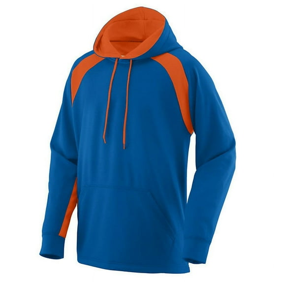 5527 Fanatic Hooded Sweatshirt ROYAL/ORANGE L
