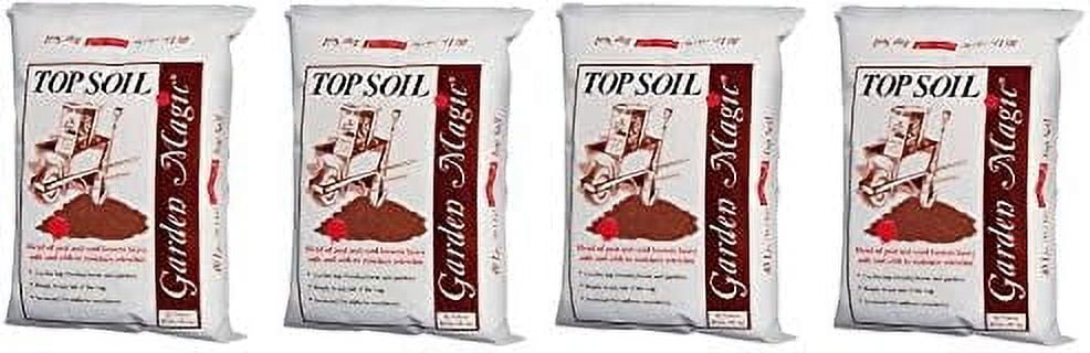 5540 Garden Magic Top Soil, 40-Pound (4-Pack) - Walmart.com