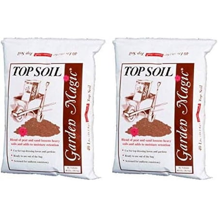 5540 Garden Magic Top Soil, 40-Pound (Two Pack)
