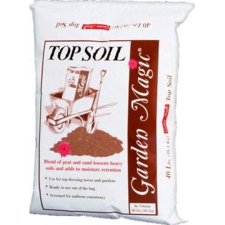5540 Garden Magic Top Soil, 40-Pound (Two Pack)