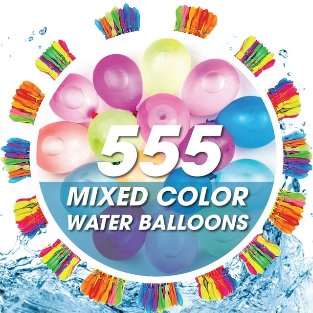 555 Pcs Water Balloons Water Balloons Self Sealing Water Balloons
