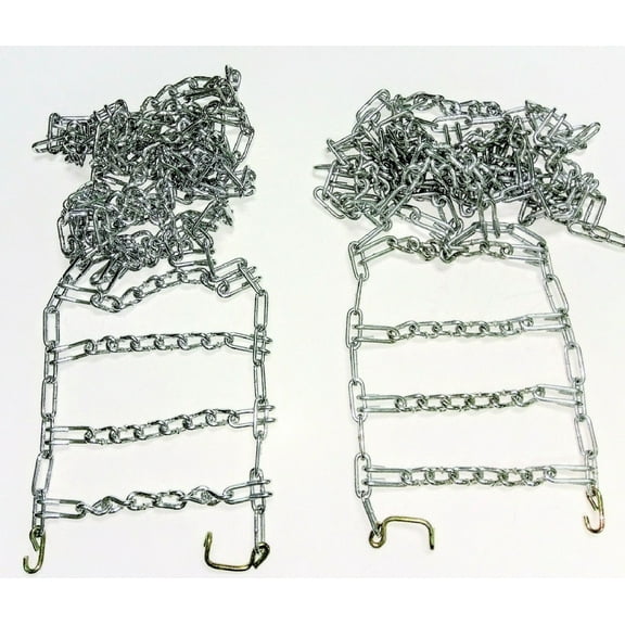 5552 Rotary Set Of 2 410x350x4 Snow Thrower Tire Chains 2 Link Spacing