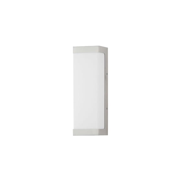 55522WTAL Maxim Lighting Tunnel - 9W 2 LED Outdoor Wall Mount-15 Inch Tall and 5 Inch Wide-Brushed Aluminum Finish