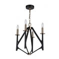 thumbnail image 1 of 55534-FBSB Craftmade Lighting The Reserve - 4 Light Foyer In Transitional Style-24.25 Inches Tall and 17.5 Inche Wide     -Traditional Installation, 1 of 2
