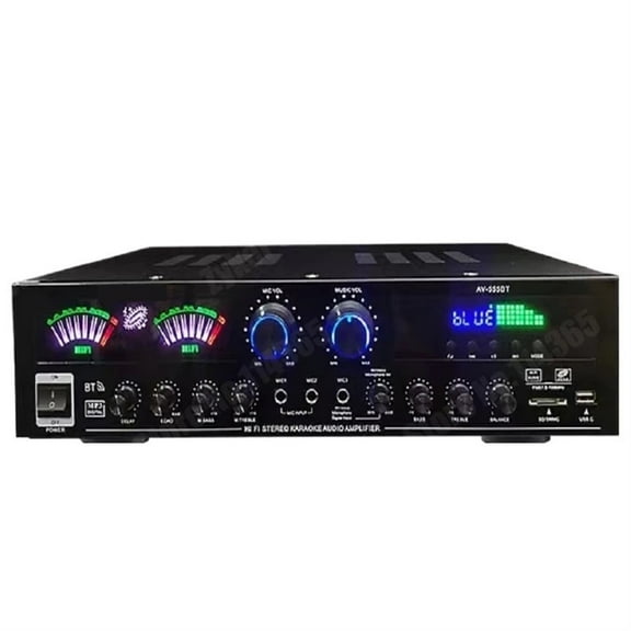 555BT Dynamic Screen Sound Amplifier 628BT HiFi Stereo Digital Amplify For Home Car Theater Max 2500W ,Bass Treble Control