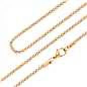 555jewelry Thin 2.5mm Stainless Steel Box Chain Necklace for Men & Women, Lightweight Stainless Steel Necklace for Men, Necklace Chain For Men, Rose Gold, 20 Inch