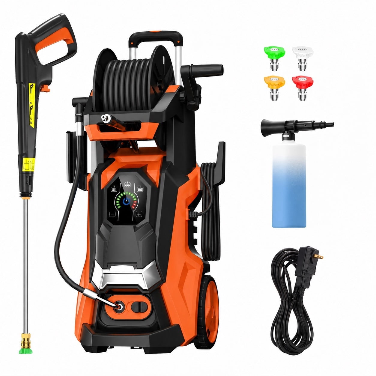 5560PSI MAX 3.8GPM Electric Pressure Washer, 15 Level Adjustable Touch ...