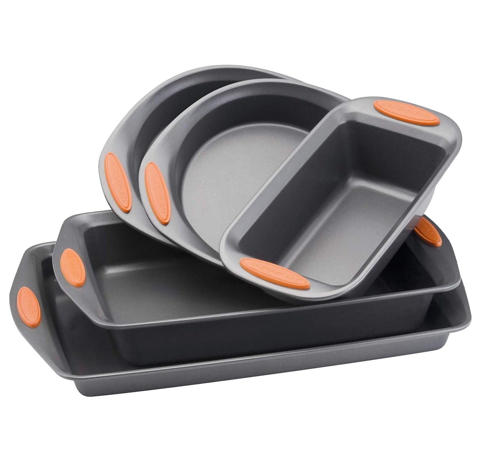 55673 Nonstick Bakeware Set with Grips includes Nonstick Bread Pan