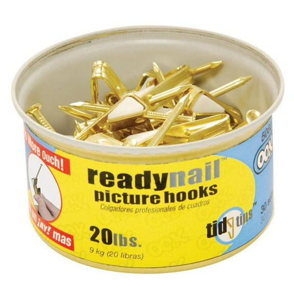 5568027 Steel Standard Picture Hook, 20 lbs - Pack of 30