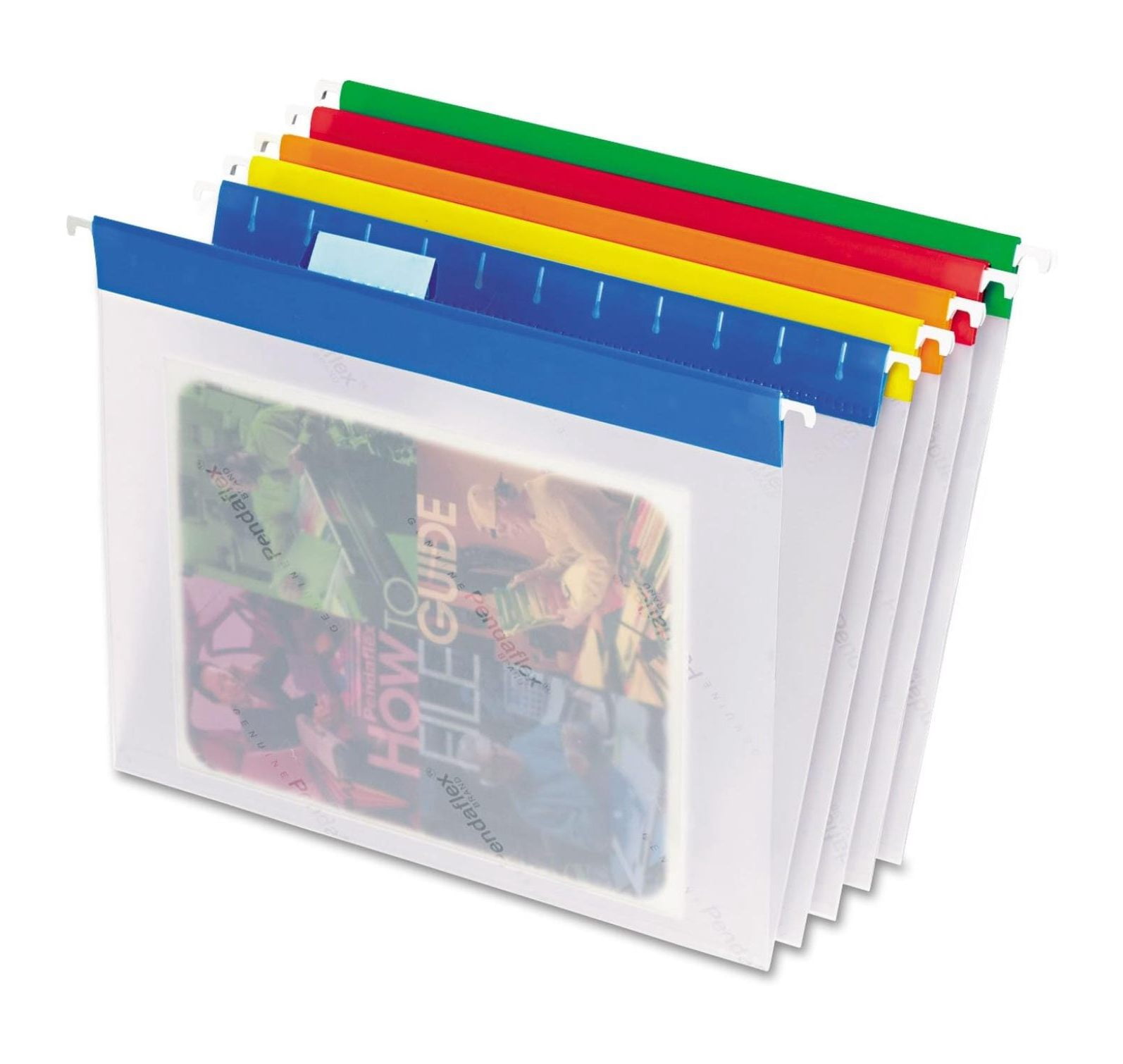 55708 Hanging File Folders, 1/5 Tab, Letter, Assorted Colors (Box of 25) 8-1/2 x 11