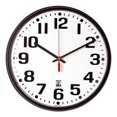 thumbnail image 1 of 5573148 6645015573148 12.75 in. Self-Set Wall Clock - White Face & Black, 1 of 1