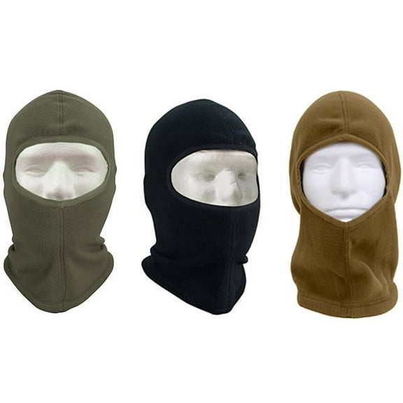 Rothco 5167 Polar Fleece Balaclava Hat, Black