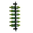 thumbnail image 1 of 559517-2 Fiber Optic Adapter Pack, singlemode, 6 simplex ports, SC/APC, green, 1 of 2
