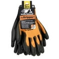 thumbnail image 1 of 559LF The Gripper Work Gloves in Hi Viz Orange, PU-Coated, One Size Fits Most, 3-Pack, 1 of 4