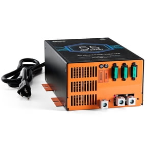 55A RV Power Converter 110V AC to 12V DC, Efficient Battery Charger for RVs & Campers Reliable 12 Volt DC Power Supply with Smart Charging, Compact Design