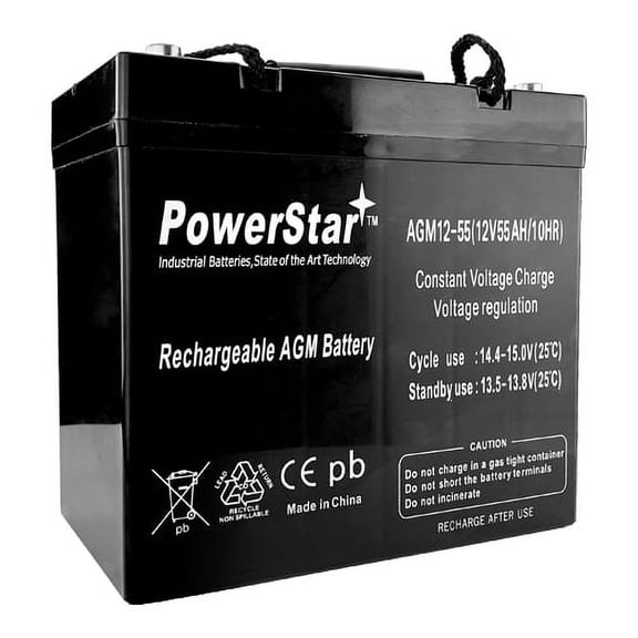 55AH 12V DC Deep Cycle SLA Solar Energy Storage Battery