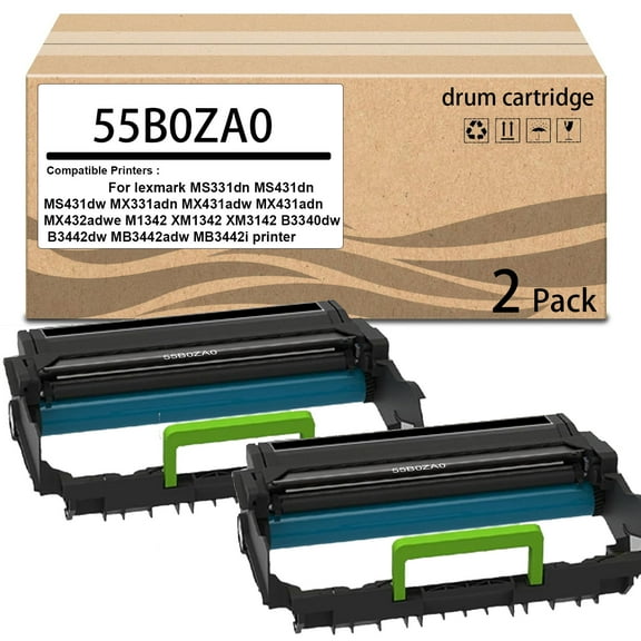 55B0ZA0 Photoconductor Unit for B3340 B3442dw Imaging Unit Works for Lexmark B3340dw B3442dw M1342 MB3442adw MB3442i MS331dn MS431dn MX331adn MX431adn XM1342