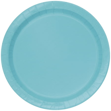 Teal Round 9" Paper Dinner Plates, 55 Count, by Way To Celebrate