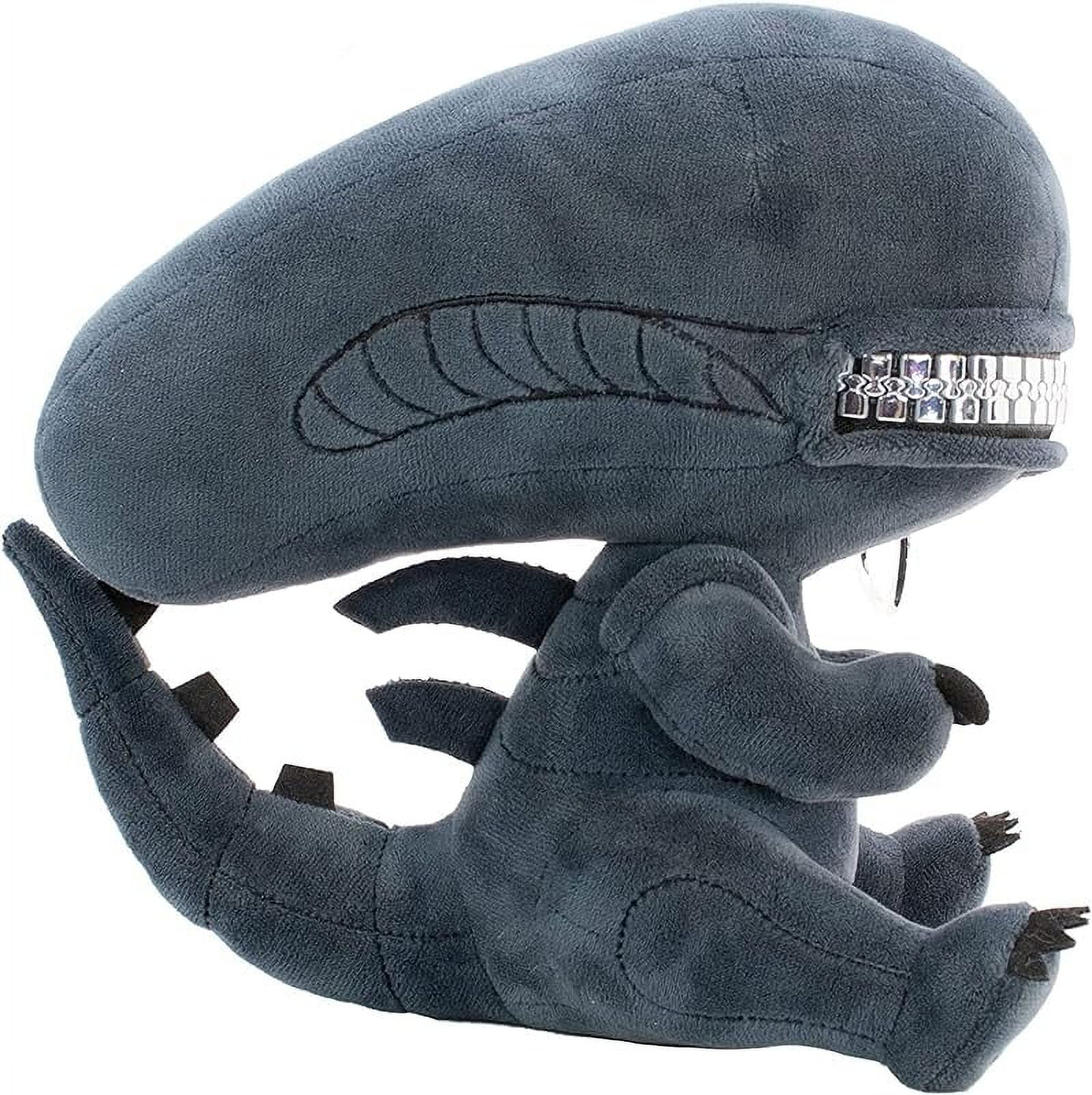 55HJIND 25cm/9.8in Xenomorph Zippermouth Plush (gray