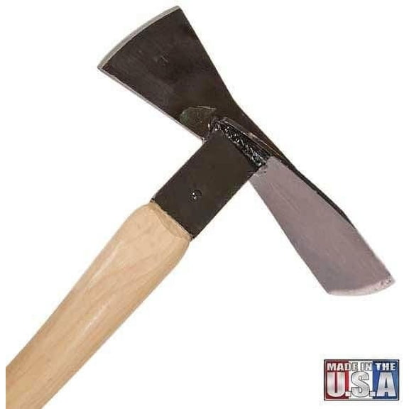 55HX Pulaski Hoe Axe with Wooden Handle - 40-inch, Natural