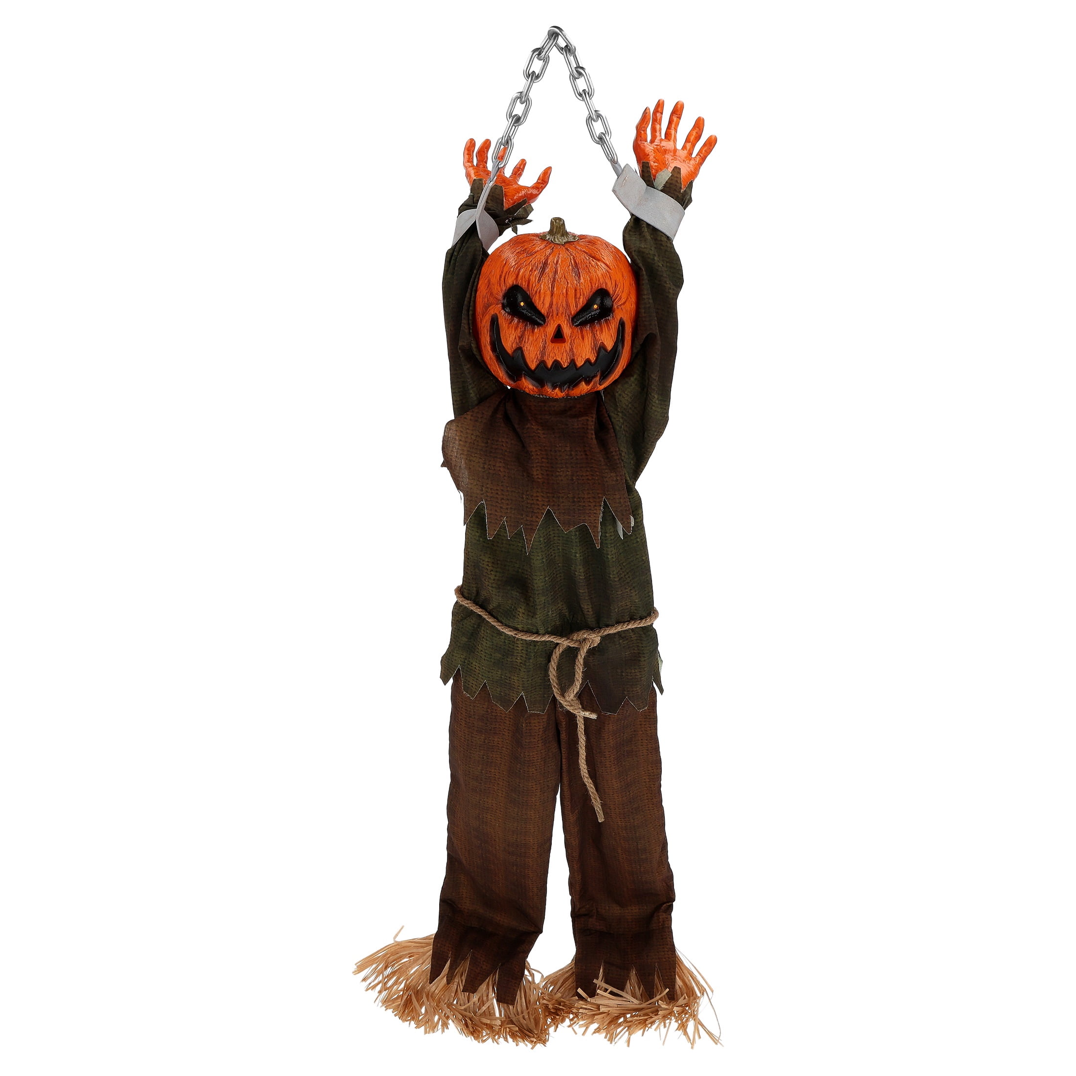 Light-Up Shaking Jack-o'-Lantern Hanging Decoration, Multicolor, 63", Halloween by Way To Celebrate