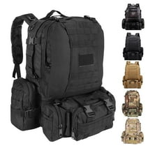 55L Camping Waterproof Backpack Detachable Bag Large Capacity Rucksack Outdoor Camping Hiking Backpack